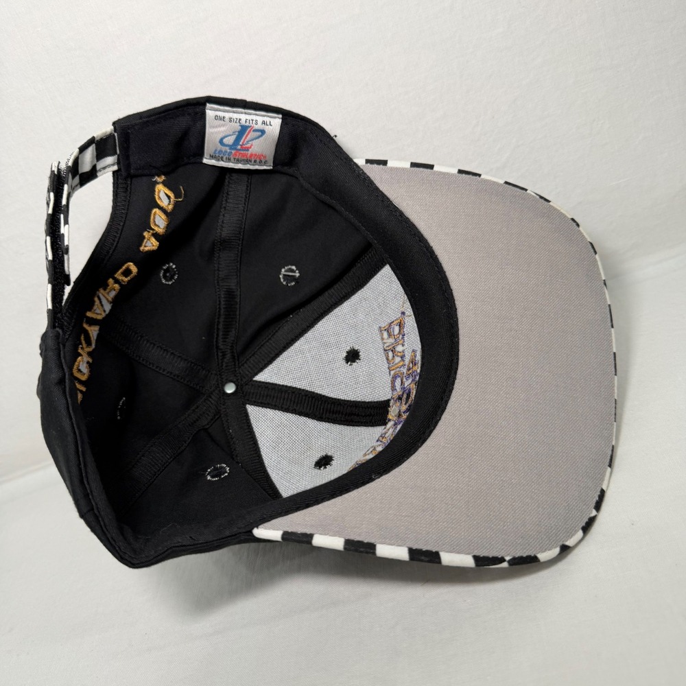 NWT Vintage 90s NASCAR Brickyard 400 Hat SnapBack Checkered Flag Athletic Logo 7 - Picture 5 of 5